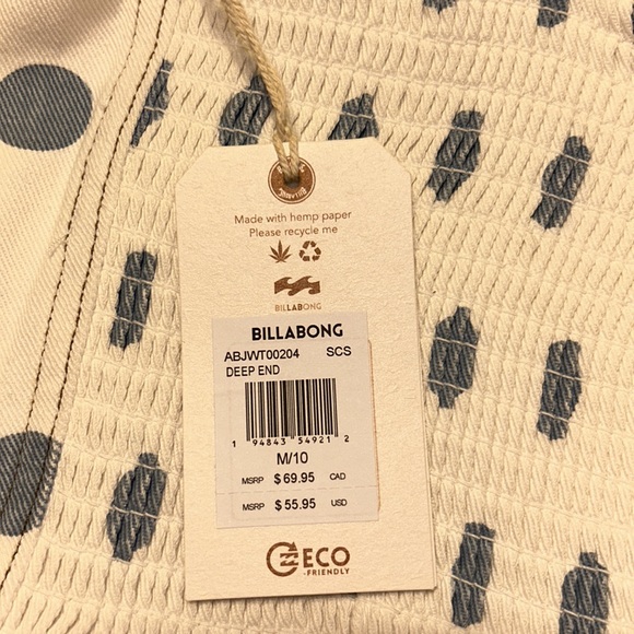 Podka Dot Billabong/Wrangler Tie Top - Picture 3 of 3